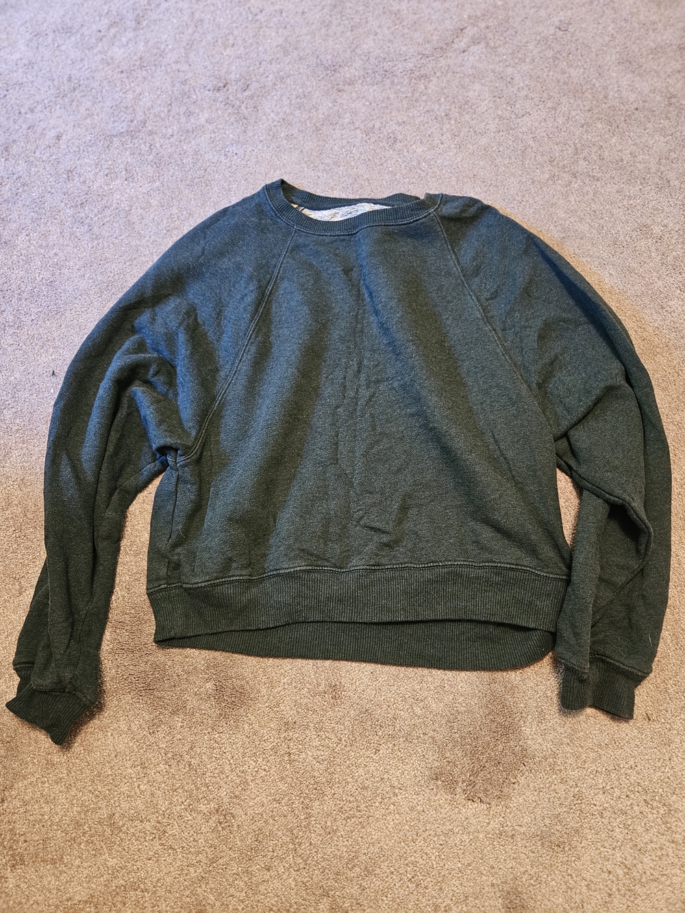 American Eagle Outfitters Dark Green Crewneck Sweatshirt